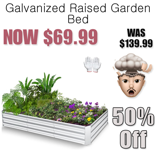 Galvanized Raised Garden Bed Only $69.99 Shipped on Amazon (Regularly $139.99)