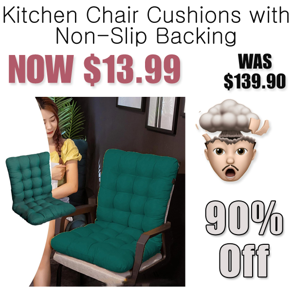 Kitchen Chair Cushions with Non-Slip Backing Only $13.99 Shipped on Amazon (Regularly $139.90)