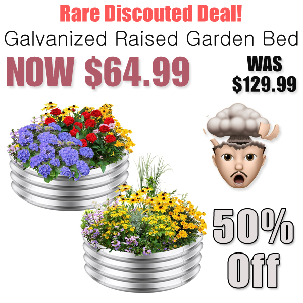 Galvanized Raised Garden Bed Just $64.99 on Amazon (Reg. $129.99)