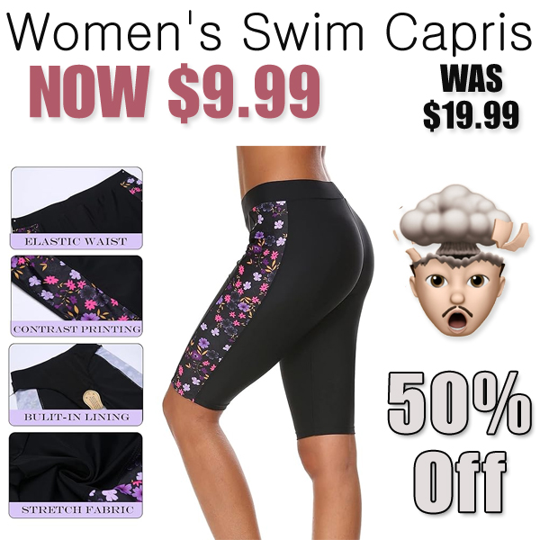 Women's Swim Capris Only $9.99 Shipped on Amazon (Regularly $19.99)