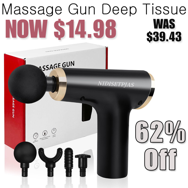 Massage Gun Deep Tissue Only $14.98 Shipped on Amazon (Regularly $39.43)