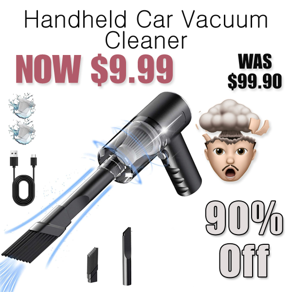 Handheld Car Vacuum Cleaner Only $9.99 Shipped on Amazon (Regularly $99.90)
