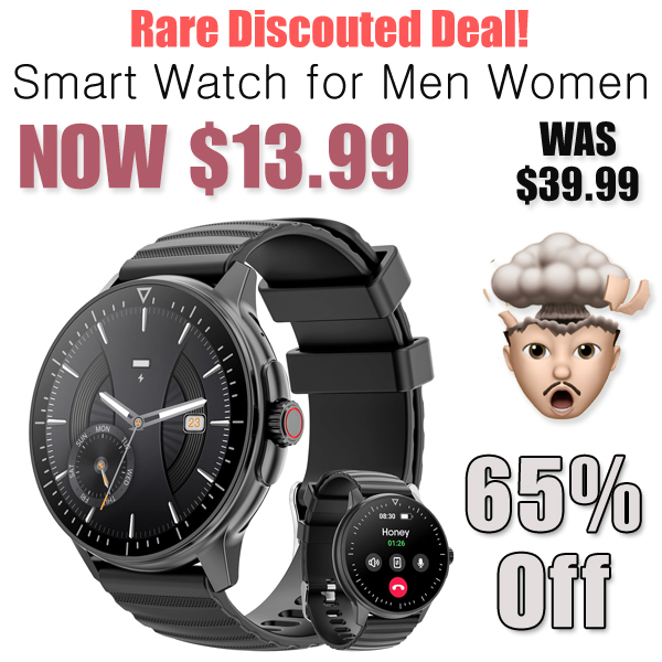 Smart Watch for Men Women Only $13.99 Shipped on Amazon (Regularly $39.99)