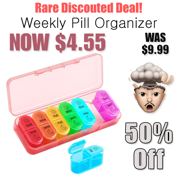 Weekly Pill Organizer Only $4.55 Shipped on Amazon (Regularly $9.99)