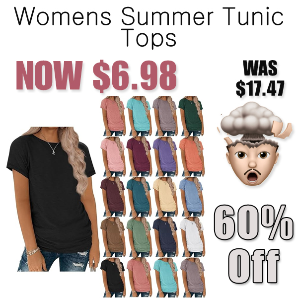 Womens Summer Tunic Tops Only $6.98 Shipped on Amazon (Regularly $17.47)