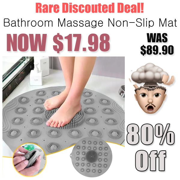 Bathroom Massage Non-Slip Mat Only $17.98 Shipped on Amazon (Regularly $89.90)