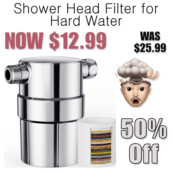 Shower Head Filter for Hard Water Only $12.99 Shipped on Amazon (Regularly $25.99)