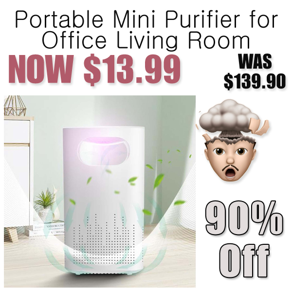 Portable Mini Purifier for Office Living Room Only $13.99 Shipped on Amazon (Regularly $139.90)