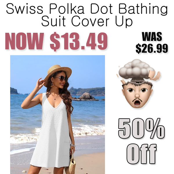 Swiss Polka Dot Bathing Suit Cover Up Only $13.49 Shipped on Amazon (Regularly $26.99)