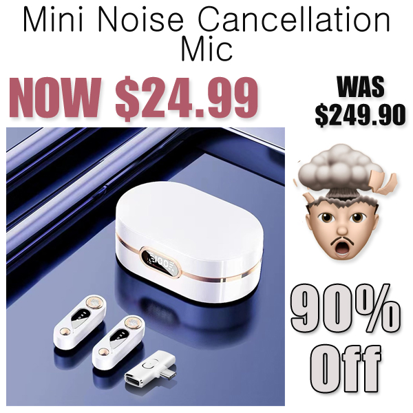 Mini Noise Cancellation Mic Only $24.99 Shipped on Amazon (Regularly $249.90)