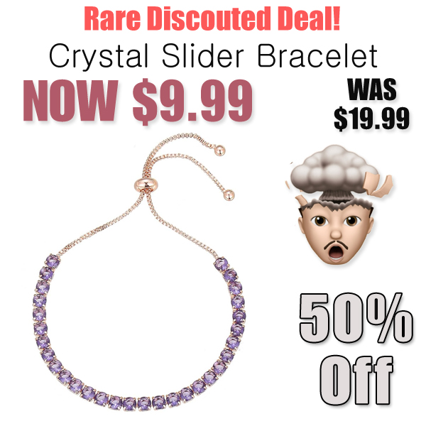 Crystal Slider Bracelet Only $9.99 Shipped on Amazon (Regularly $19.99)