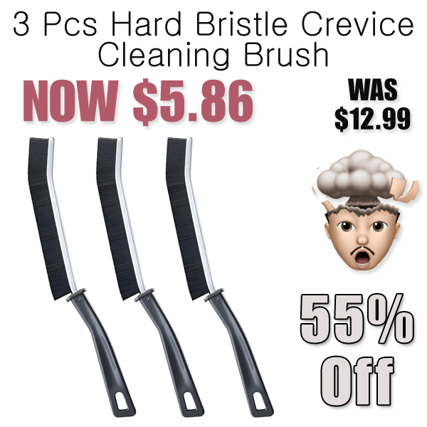 3 Pcs Hard Bristle Crevice Cleaning Brush Only $5.86 Shipped on Amazon (Regularly $12.99)