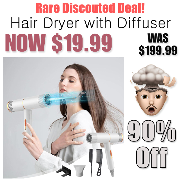 Hair Dryer with Diffuser Only $19.99 Shipped on Amazon (Regularly $199.99)