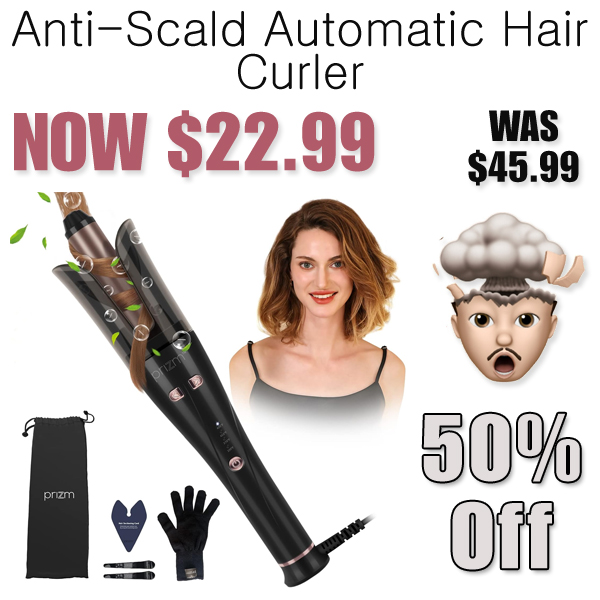 Anti-Scald Automatic Hair Curler Only $22.99 Shipped on Amazon (Regularly $45.99)