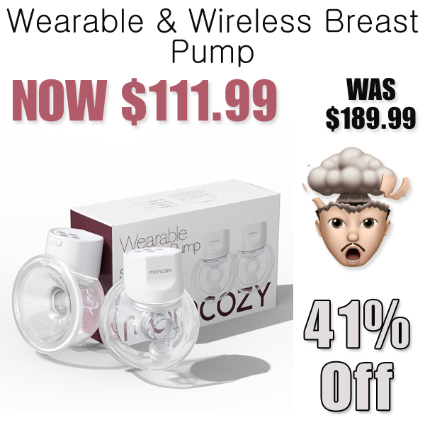 Wearable & Wireless Breast Pump Only $111.99 Shipped on Amazon (Regularly $189.99)