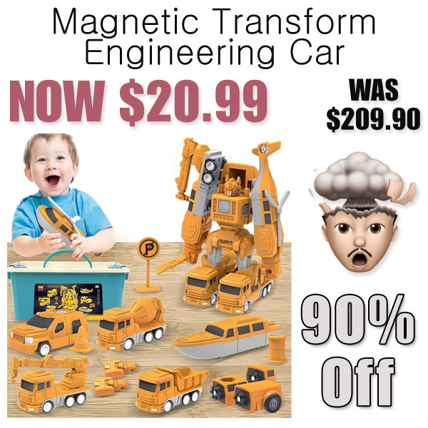 Magnetic Transform Engineering Car Only $20.99 Shipped on Amazon (Regularly $209.90)