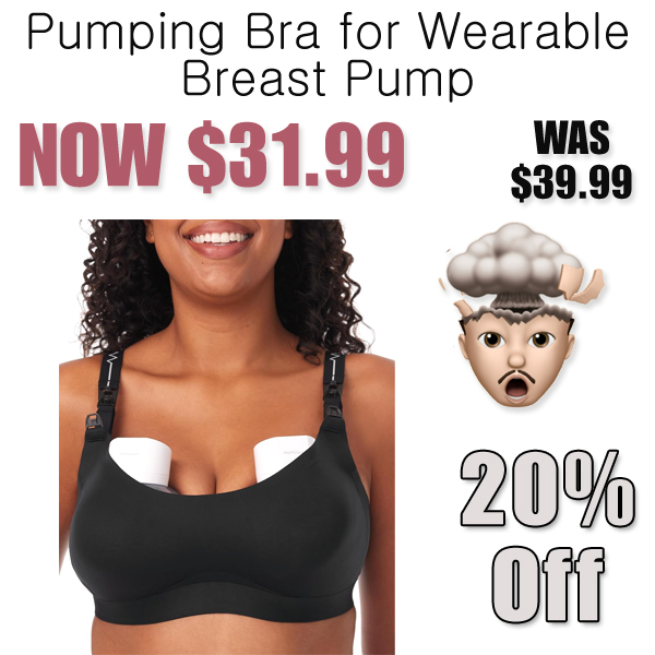 Pumping Bra for Wearable Breast Pump Only $31.99 Shipped on Amazon (Regularly $39.99)