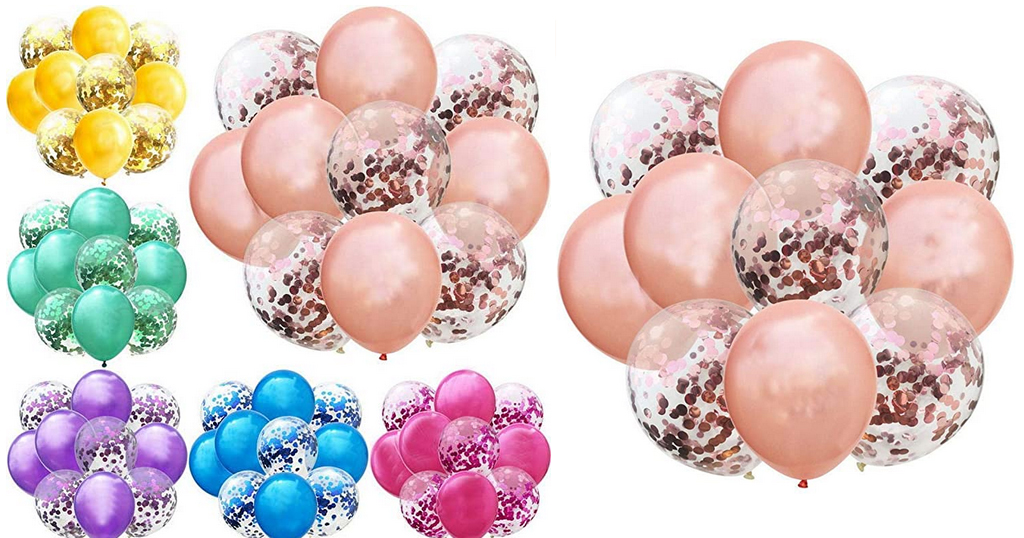 12 Inch Latex Sequins Confetti Balloons Only $2.89 Shipped on Amazon (Regularly $14.45)