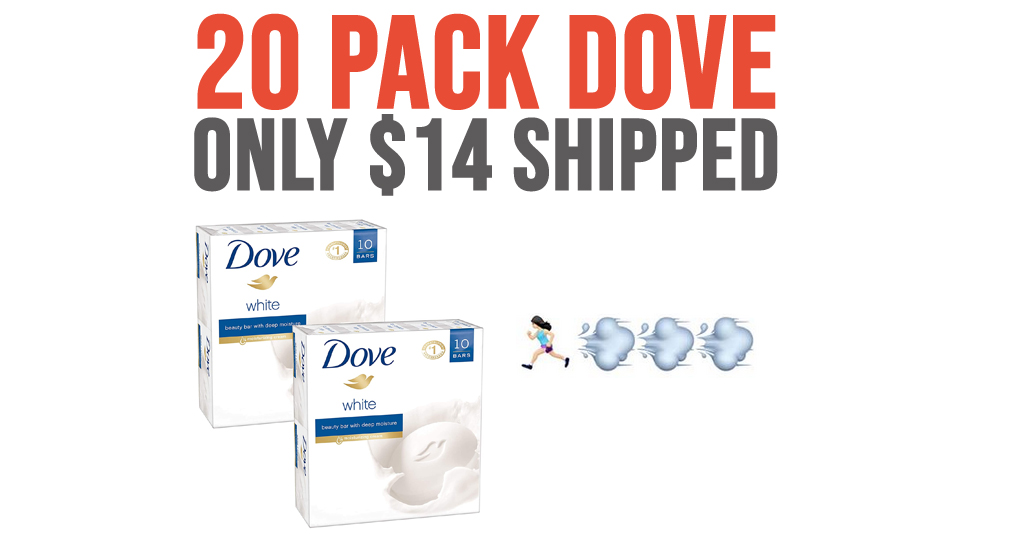 20 Pack Dove Beauty Bar Only $14 Shipped on Amazon (Regularly $23.99)