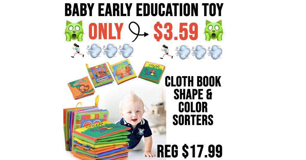 Baby Early Education Toy Only $3.59 Shipped on Amazon (Regularly $17.99)