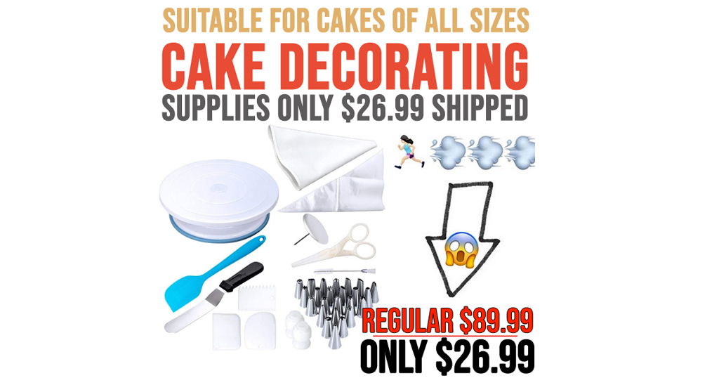 Cake Decorating Supplies Only $26.99 Shipped on Amazon (Regularly $89.99)
