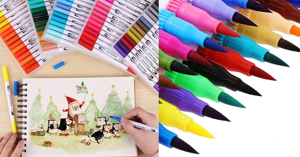 Double Headed Watercolor Paint Pens Only $2.97 Shipped on Amazon (Regularly $14.85)