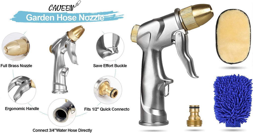 Garden Hose Nozzle Sprayer Only $9.49 Shipped on Amazon (Regularly $18.99)