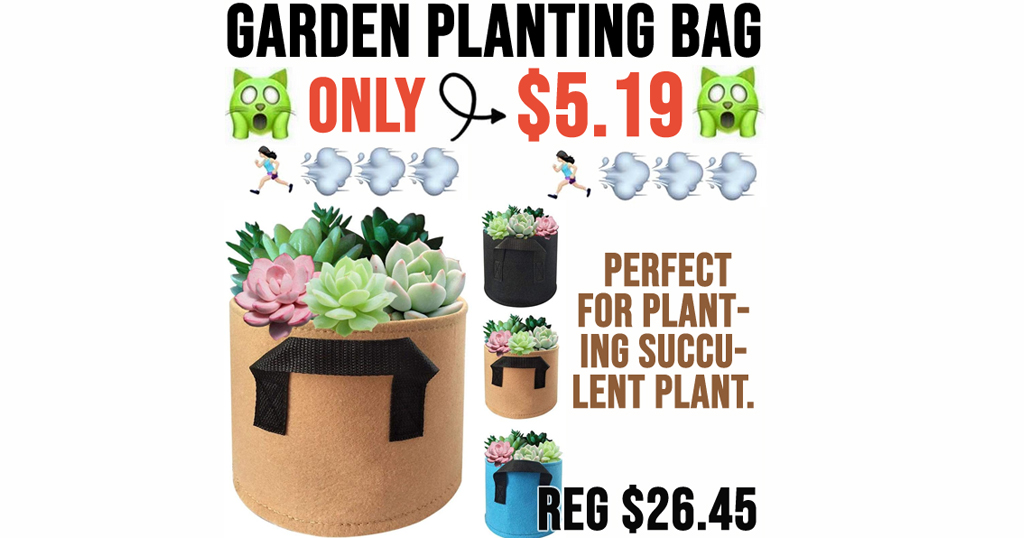Garden Planting Bag Only $5.19 Shipped on Amazon (Regularly $26.45)