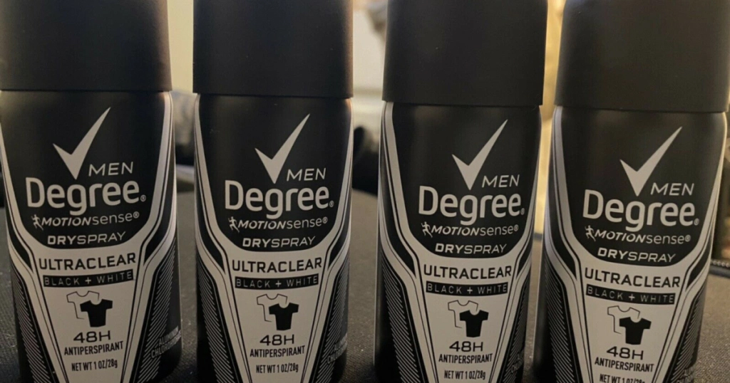 Get 2 FREE Degree Dry Spray Deodorant Samples