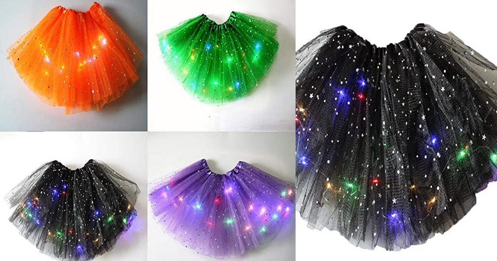 Girls 3-Layers LED Skirt Only $7.20 Shipped on Amazon (Regularly $35.99)