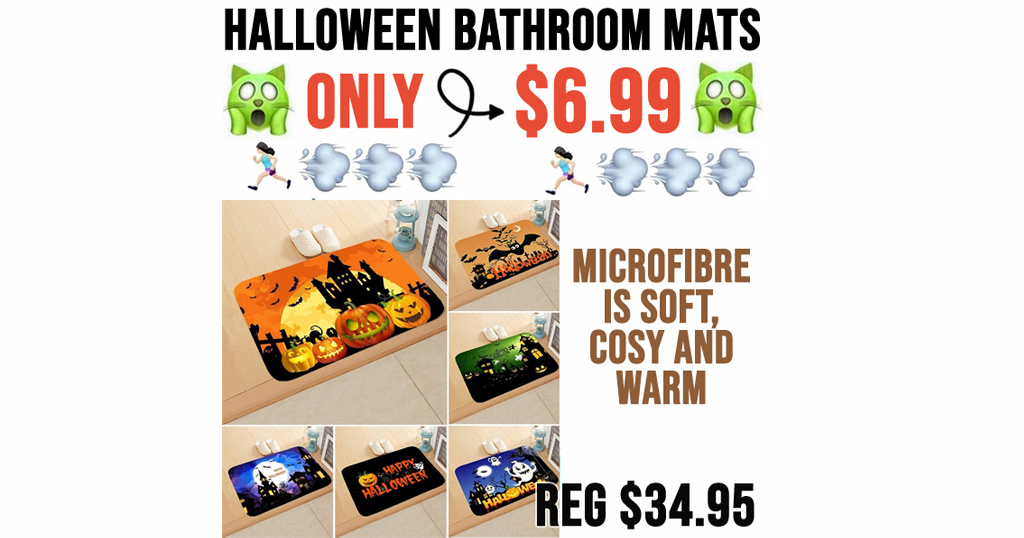 Halloween Bathroom Mats Only $6.99 Shipped on Amazon (Regularly $34.95)