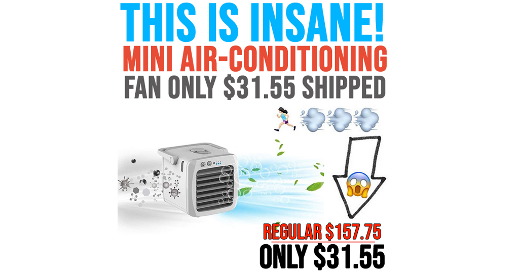 Mini Air-Conditioning Fan Only $31.55 Shipped on Amazon (Regularly $157.75)