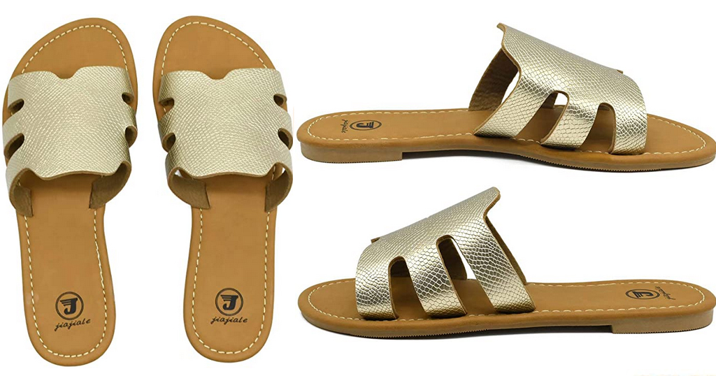 Open Toe Womens Slide Sandals Only $10.99 Shipped on Amazon (Regularly $21.99)