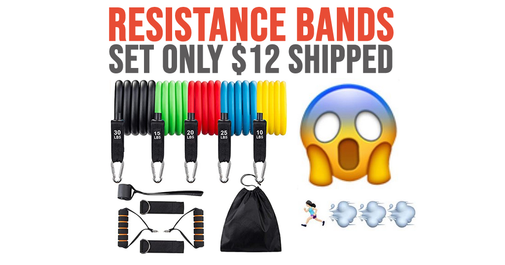 Resistance Bands Set Only $12 Shipped on Amazon (Regularly $44)