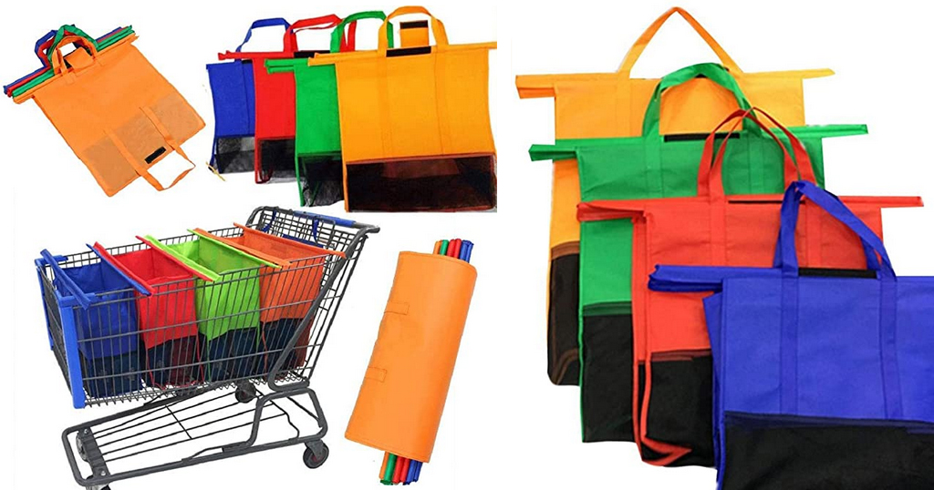 Reusable Large Capacity Foldable Solid Supermarket Handbag Only $11.29 Shipped on Amazon (Regularly $56.45)