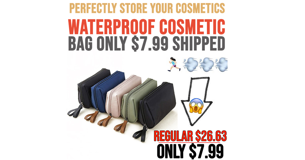 Waterproof Cosmetic Bag Only $7.99 Shipped on Amazon (Regularly $26.63)
