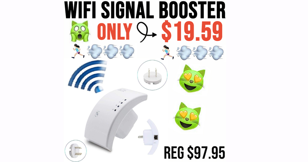 WiFi Signal Booster Only $19.59 Shipped on Amazon (Regularly $97.95)