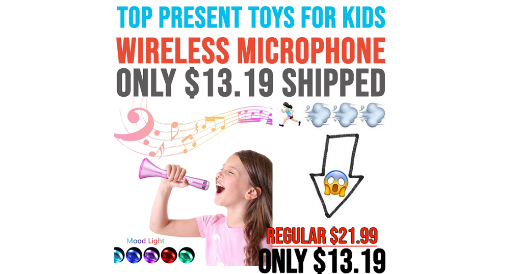 Wireless Karaoke Microphone for Kids Only $13.19 Shipped on Amazon (Regularly $21.99)