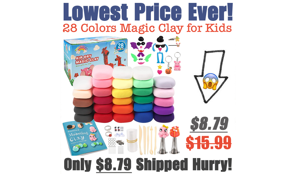 28 Colors Magic Clay for Kids Just $8.79 Shipped on Amazon (Regularly $15.99)