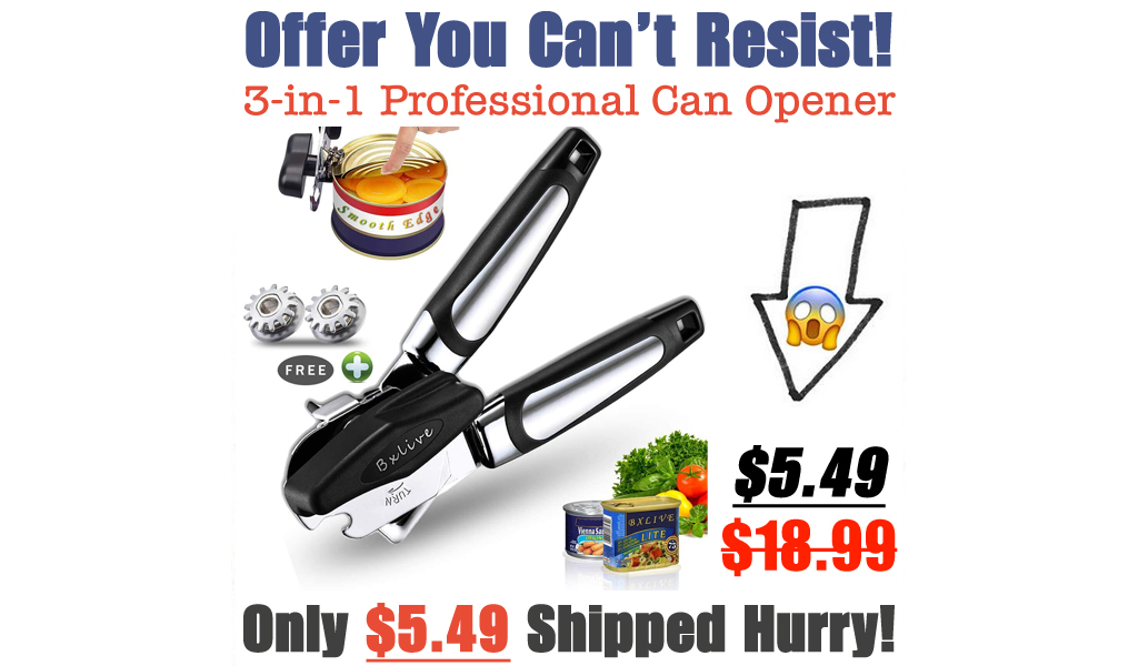 3-in-1 Professional Can Opener Only $5.49 Shipped on Amazon (Regularly $18.99)