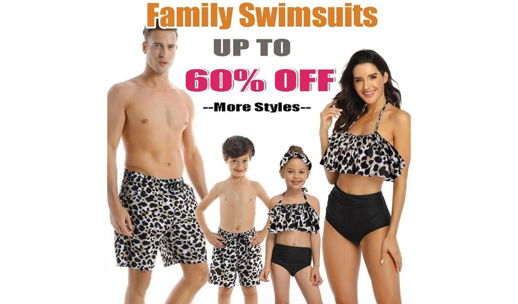 60% Off Family Swimsuits