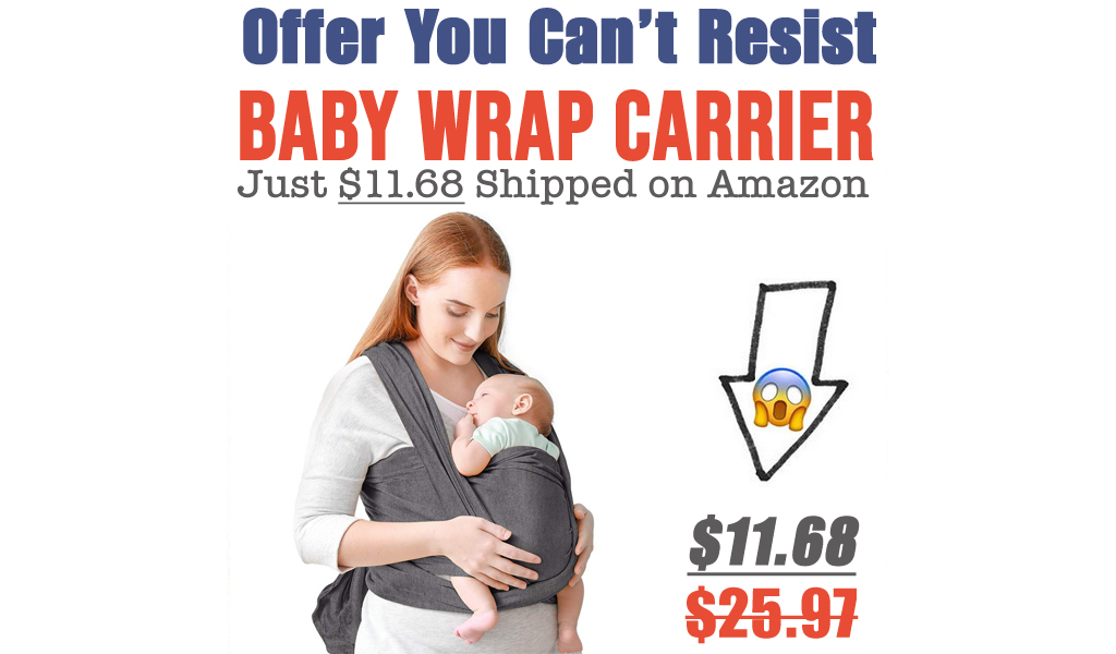 Baby Wrap Carrier Just $11.68 Shipped on Amazon (Regularly $25.97)