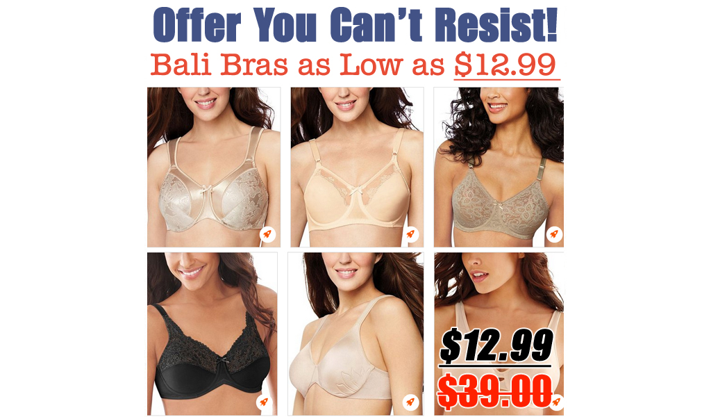 Bali Bras as Low as $12.99 on Zulily (Regularly $39)