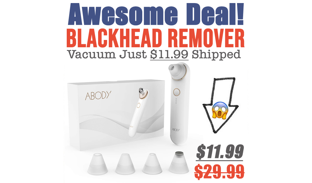 Blackhead Remover Vacuum Just $11.99 Shipped on Amazon (Regularly $29.99)