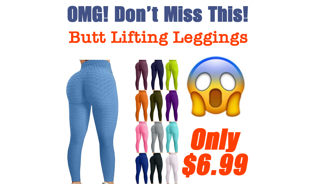 Butt Lifting Leggings Only $6.99 Shipped on Amazon