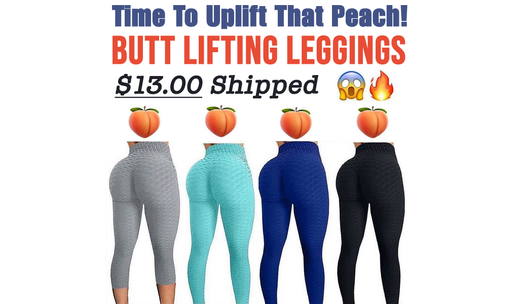 Butt Lifting Leggings Only $12.99 Shipped on Amazon