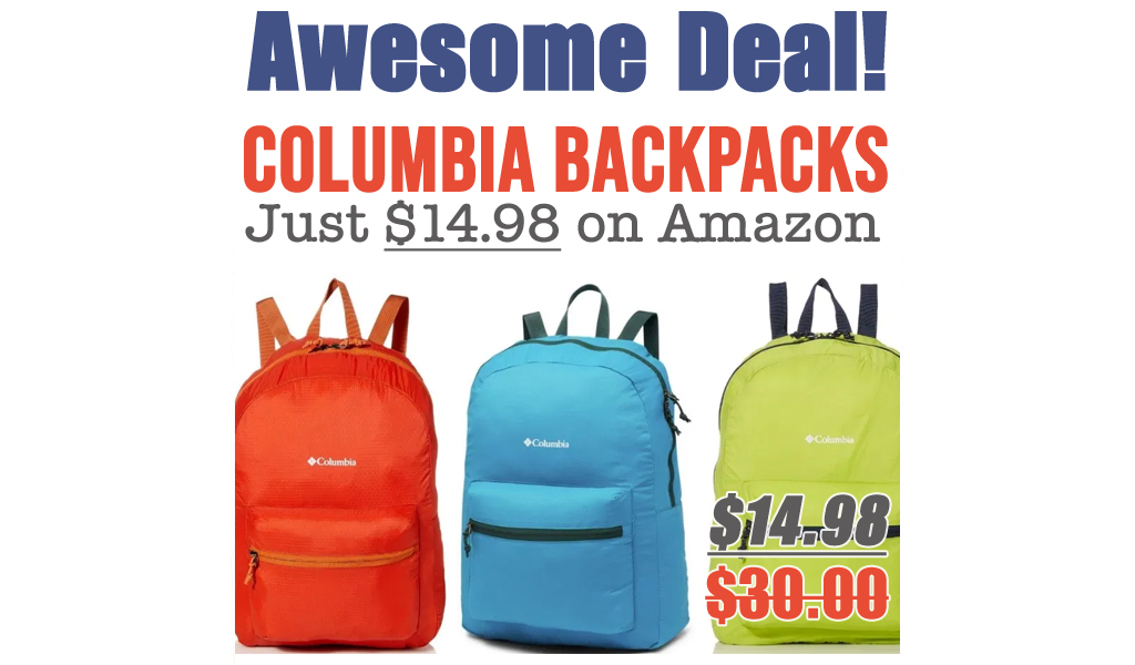 Columbia Backpacks from $14.98 on Amazon (Regularly $30+)