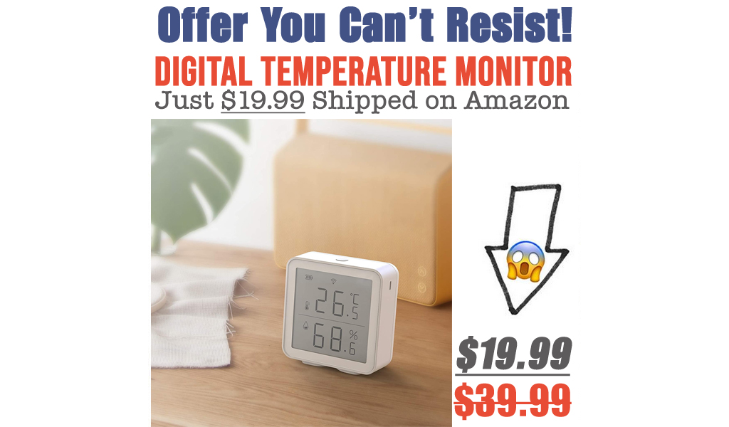 Digital Temperature Monitor Just $19.99 Shipped on Amazon (Regularly $39.99)