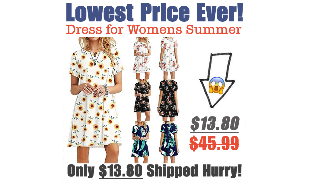 Dress for Womens Summer Just $13.80 Shipped on Amazon (Regularly $45.99)