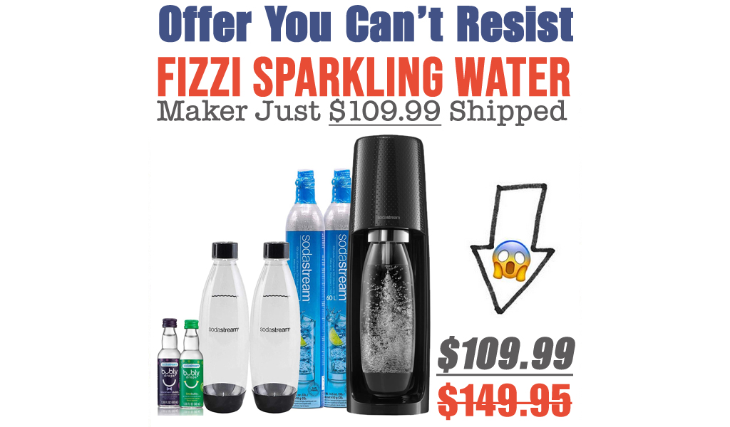 Fizzi Sparkling Water Maker Just $109.99 Shipped on Amazon (Regularly $149.95)